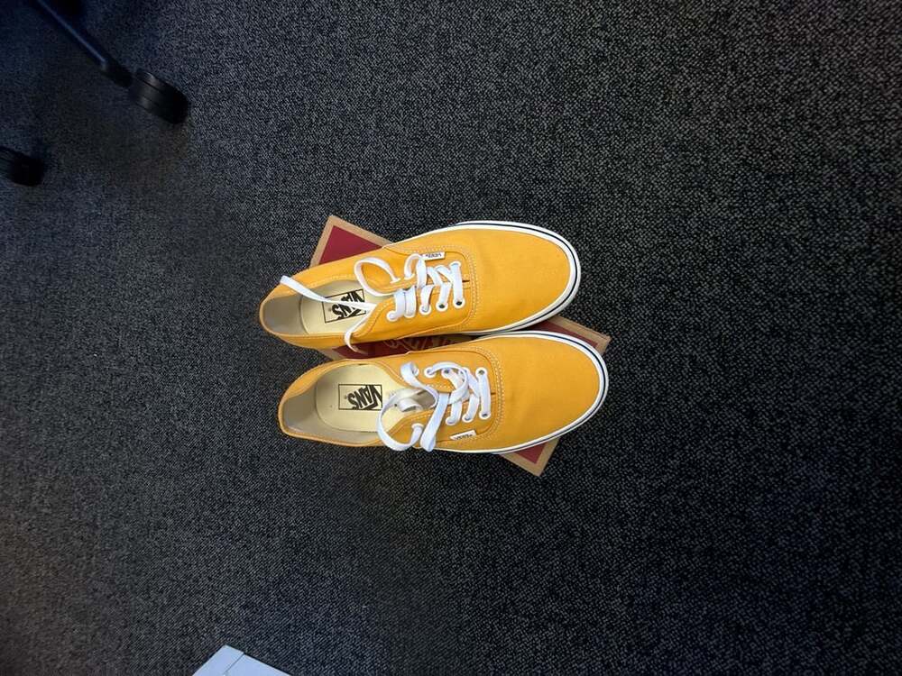 Vans Authentic Color Theory Golden Yellow Yellow Sneakers